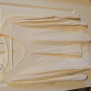 Madewell Off-White Long Sleeve Top